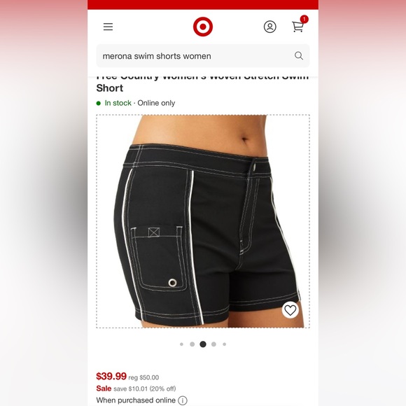 Merona Board shorts in navy - size Medium 🌊💙 - Picture 3 of 8